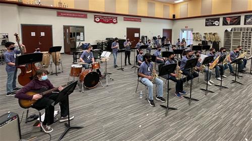 Cain MS Jazz Band Performs at the Virtual Texas Christian University Jazz Festival 